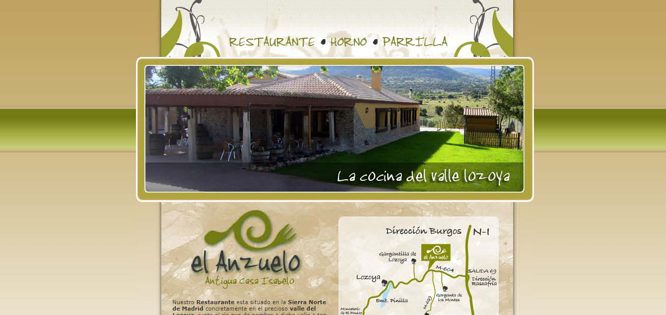 Restaurante El Anzuelo Valle del Lozoya sierra norte de Madrid, parque nacional sierra de Guadarrama